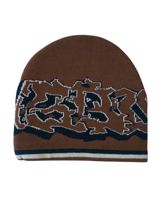 Logo Beanie Brown