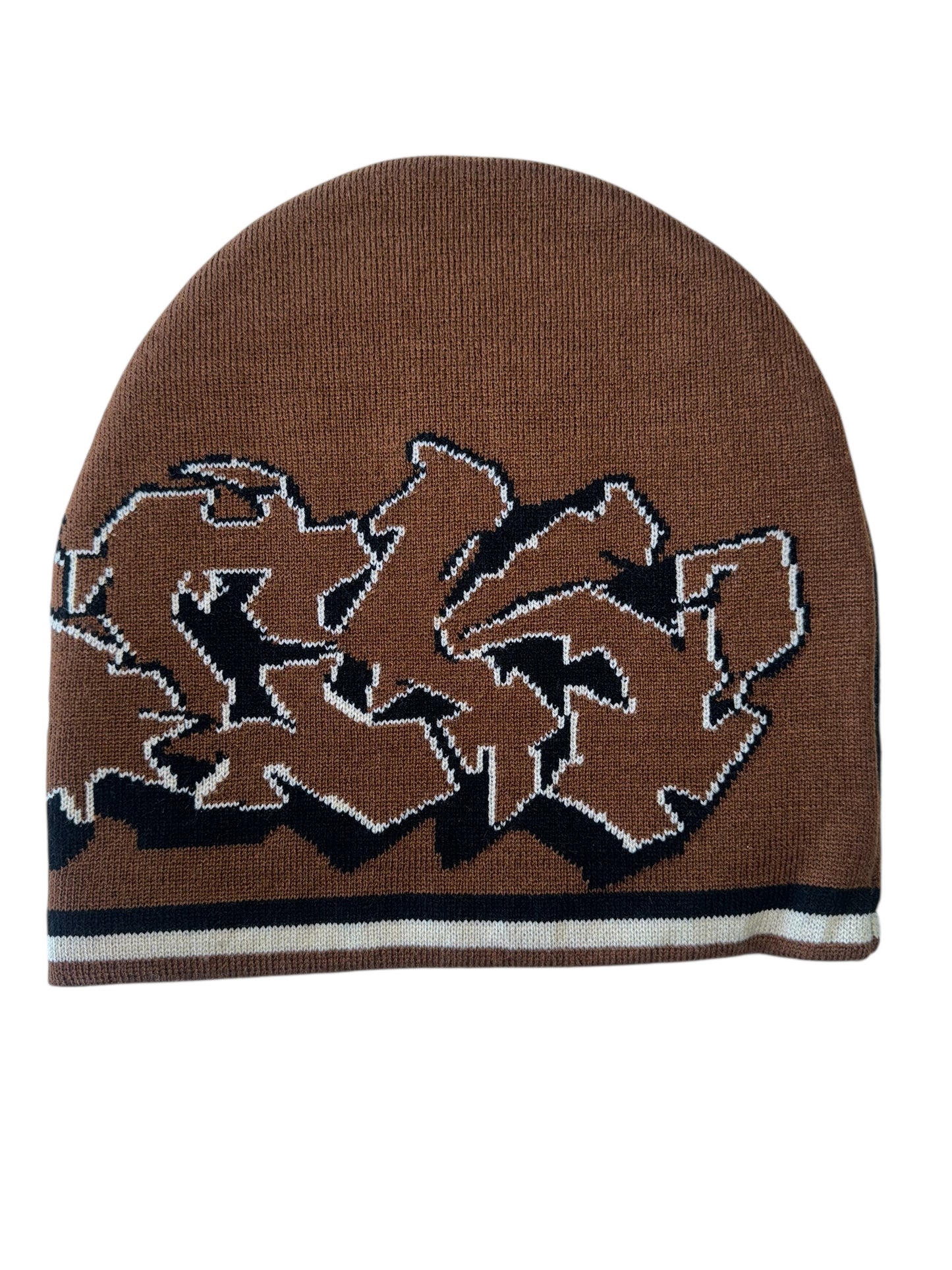 Logo Beanie Brown