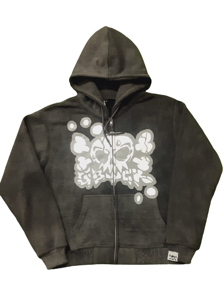 Vintage Black Hoodie