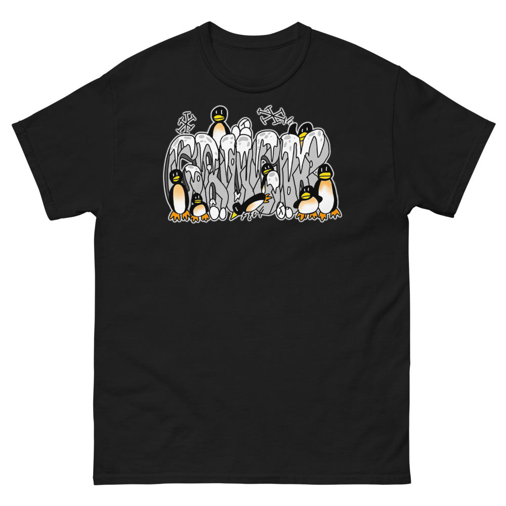 Heavyweight Penguin Tee Black